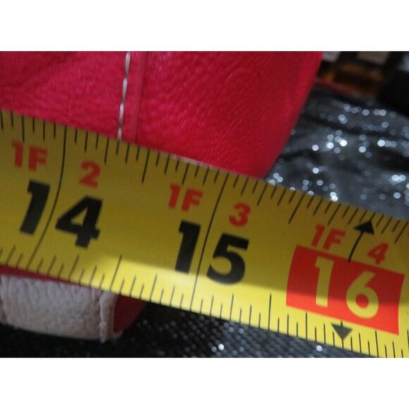 Betsey Johnson Perforated Laser Cut Leather Butterfly Charm Tote Barbie Pink - Picture 11 of 15